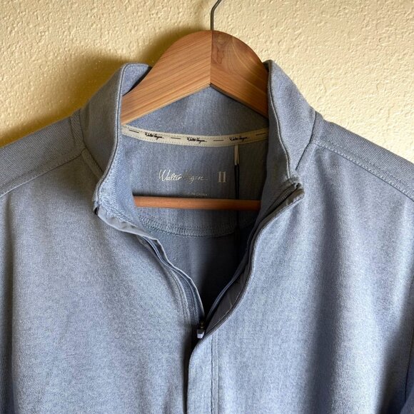 Walter Hagen Mens Clubhouse Midweight 1/4 Zip Golf Pullover Sweater M/Blue Sz S - Picture 8 of 10
